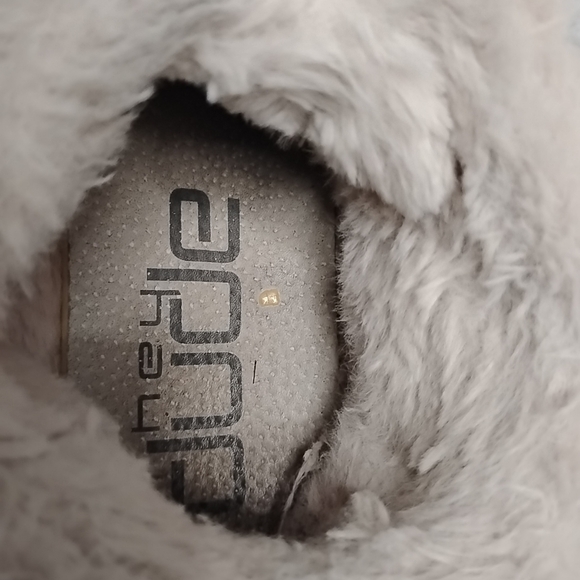 Hey Dude womens britt nut size 6 lace up booties Sherpa Lined Slip On Loafers - Picture 12 of 16